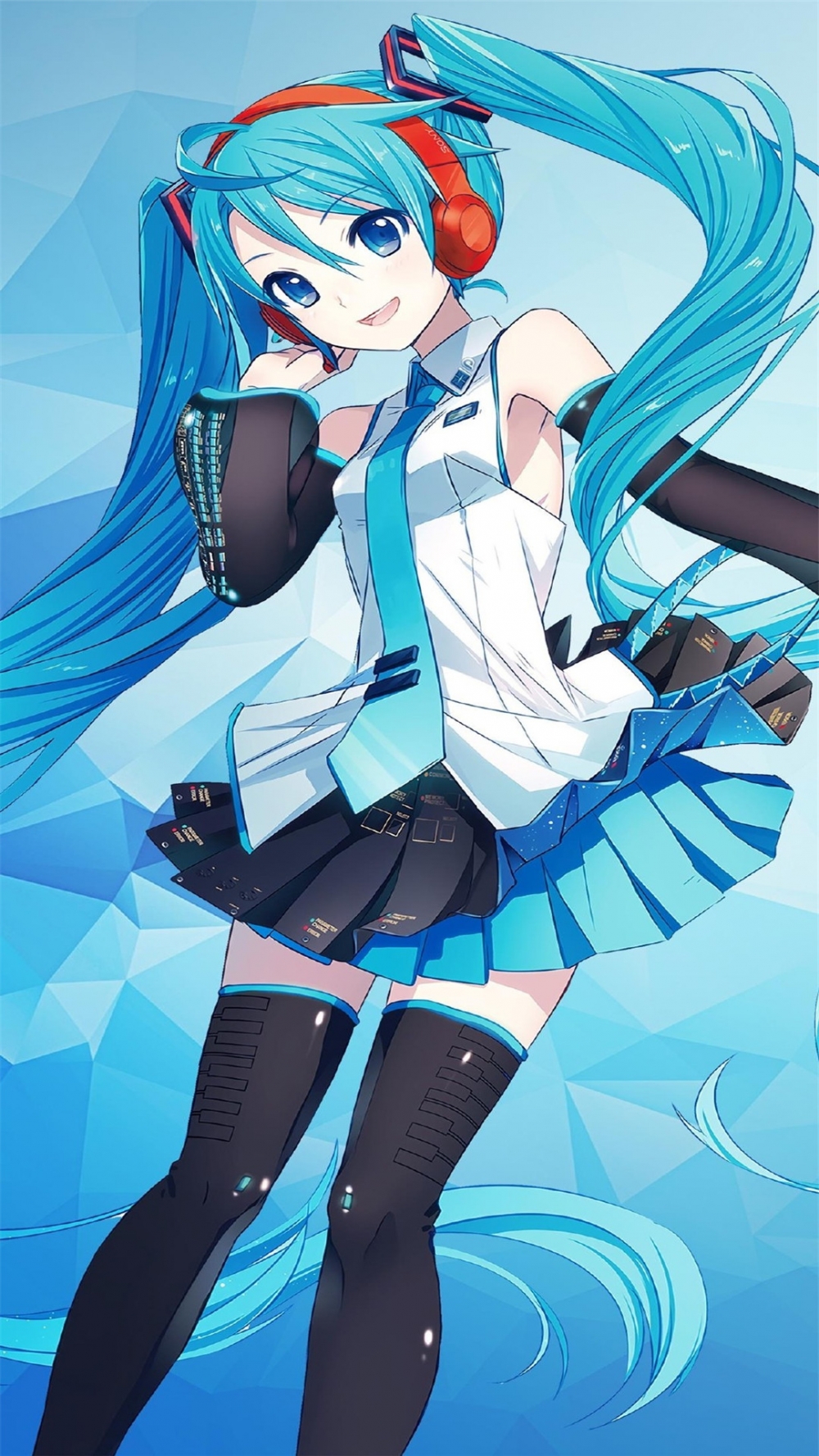 初音未来歌姬卡通图片手机壁纸