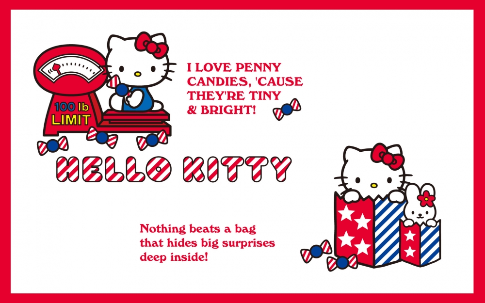 一組乖巧可愛的hellokitty圖片欣賞