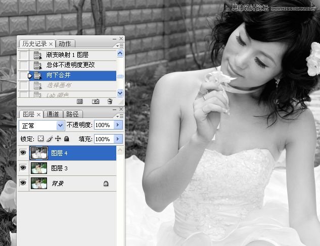 Photoshop婚紗美女柔美的黃色膚色效果,PS教程,16xx8.com教程網(wǎng)