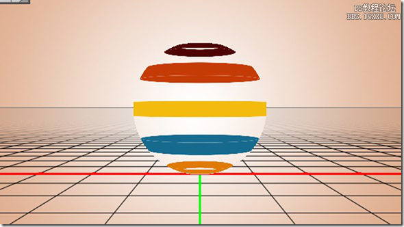 Photoshop設計時尚大氣的3D螺旋球,PS教程,16xx8.com教程網