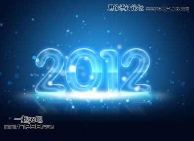 Photoshop制作2012新年賀卡教程,PS教程,16xx8.com教程網(wǎng)