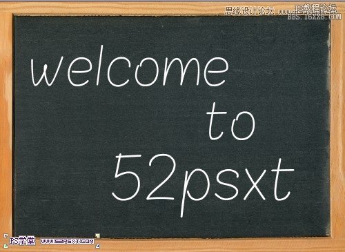 Photoshop制作逼真創(chuàng)意的粉筆字教程,PS教程,16xx8.com教程網(wǎng)