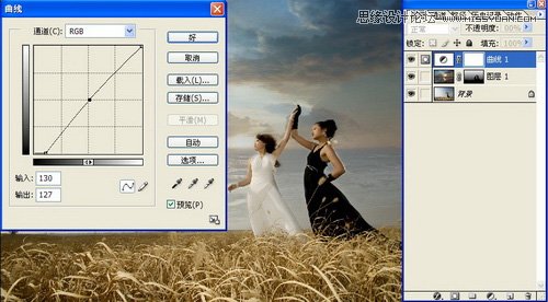 Photoshop调出外景人像复古的冷色调效果,PS教程,16xx8.com教程网