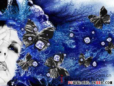 Snow Queen photo effect in adobe photoshop cs