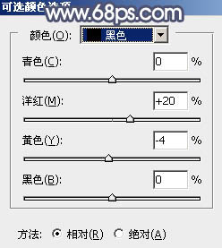 Photoshop调出流行暗调蓝红色教程