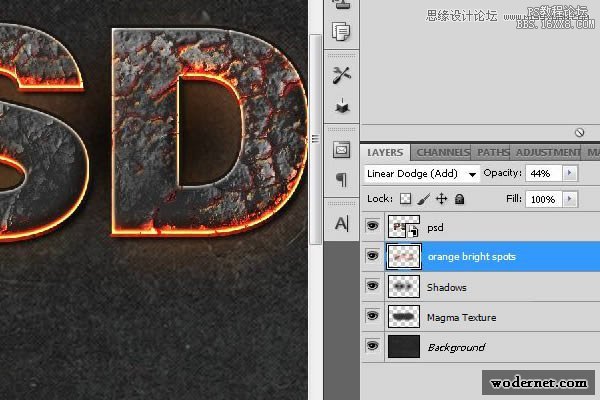 Photoshop制作超酷的巖石立體字教程,PS教程,16xx8.com教程網(wǎng)