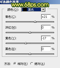 黃色調(diào)，調(diào)出黃褐色人像照片