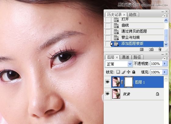 Photoshop使用简单方法给美女人像磨皮,PS教程,16xx8.com教程网