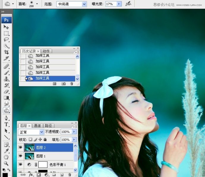 Photoshop使用LAB模式调出通透的阿宝色效果,PS教程,16xx8.com教程网