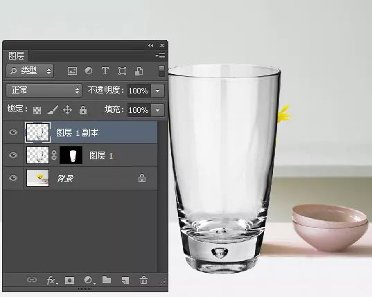 抠杯子，在ps中快速抠出透明的玻璃杯