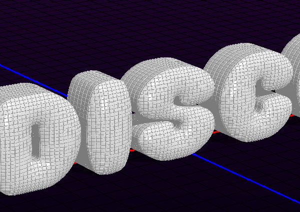 立體字，在PS中創(chuàng)建一個(gè)炫酷的鏡像3D字體