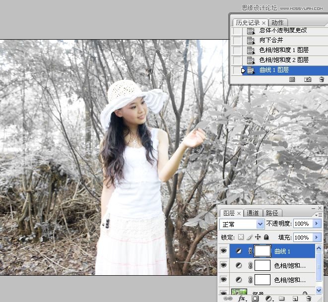 Photoshop调出外景美女唯美柔色调,PS教程,16xx8.com教程网