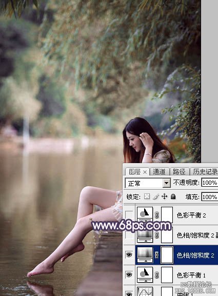 Photoshop調(diào)出唯美的暗調(diào)藍(lán)紫色圖片教程