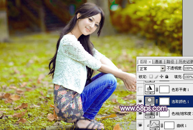 Photoshop调出柔美的秋季图片教程