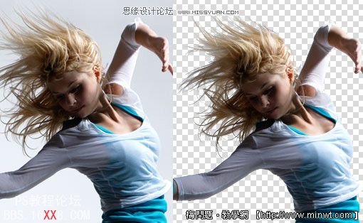 Photoshop摳圖教程：巧用Alpha色版扣發(fā)絲,PS教程,52photoshop