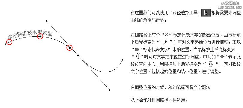 教你怎樣用路徑文字排版