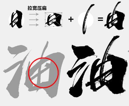 字体设计，制作武汉加油的书法字