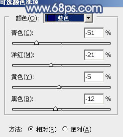 Photoshop調出淡調青綠色唯美圖片教程