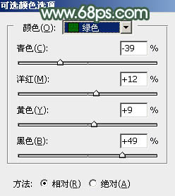 青绿色,教你调出淡淡的青绿色照片实例