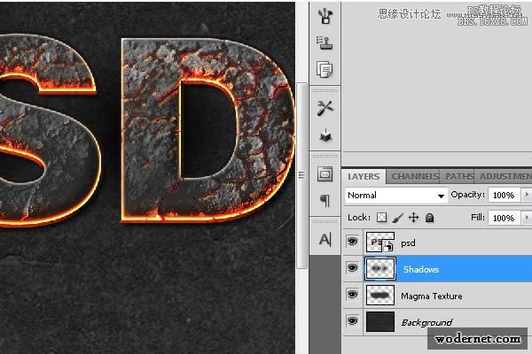 Photoshop制作超酷的巖石立體字教程,PS教程,16xx8.com教程網(wǎng)