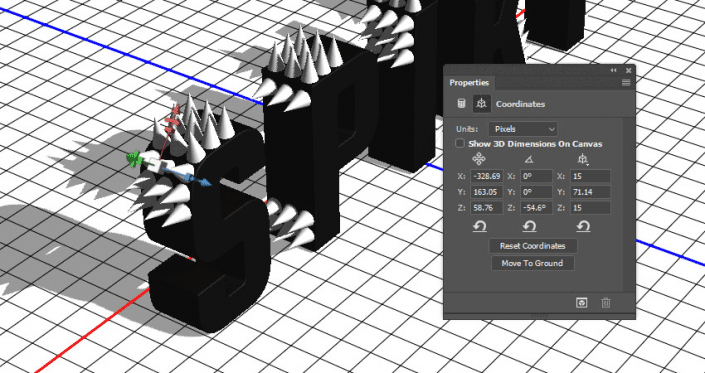 金屬字，用PS制作3D效果的金屬鉚釘文字