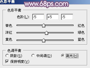 ps调出照片的蓝紫色调教程