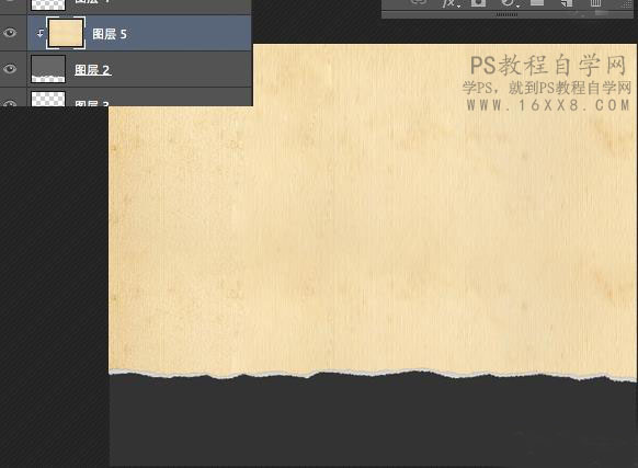 撕邊效果，用PS制作紙張撕邊效果圖片