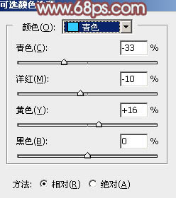 淡色调，ps调出淡淡的青黄色调照片教程