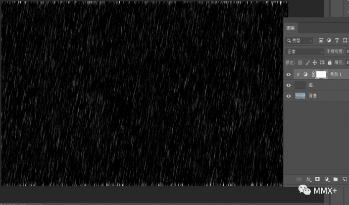 下雨效果，用PS制作下雨效果