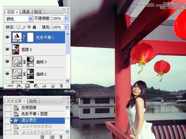 Photoshop调出外景婚片自然蛋黄肤色效果,PS教程,16xx8.com教程网