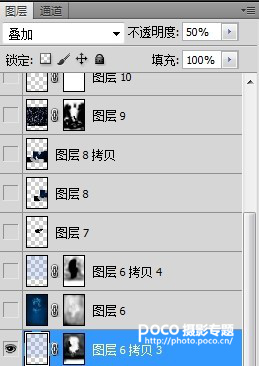 棚拍人像后期模拟水下拍摄效果