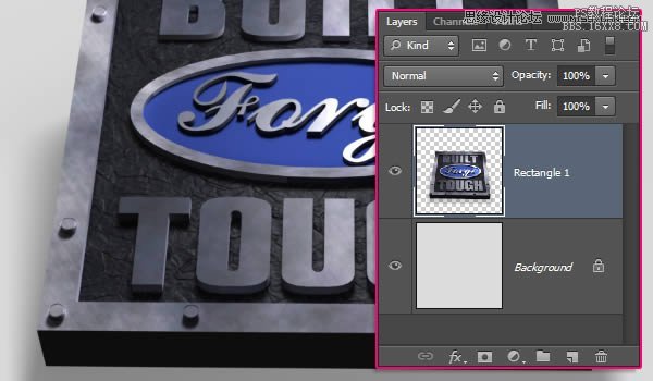 Photoshop制作3D立體效果的金屬字教程,PS教程,16xx8.com教程網(wǎng)