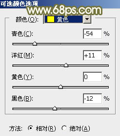 Photoshop調(diào)出柔美的中性黃綠色教程