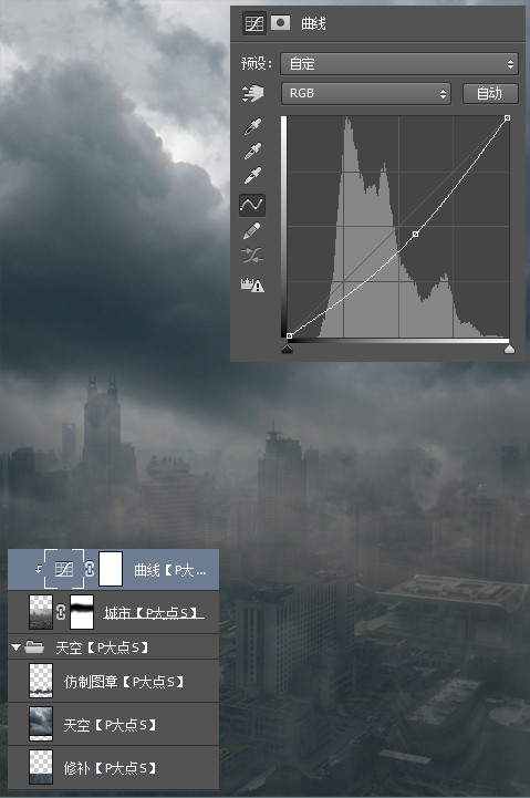 场景合成，合成未日城市科幻场景教程