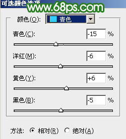 绿色调，ps调出淡淡的青绿色效果教程