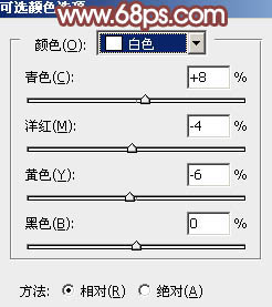 利用通道替换打造唯美的淡调紫红色外景人物图片