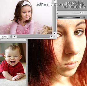 Photoshop制作人像拼图效果,PS教程,16xx8.com教程网