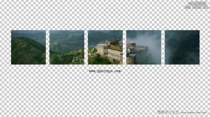 Photoshop把一幅照片创建为多幅照片效果,PS教程,思缘教程网
