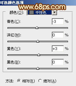 ps调出照片的中性红褐色调教程