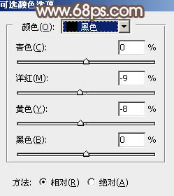 中性色，调出单色调的褐色人像照片