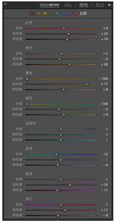 LR调色教程，通过LR调出秋日少女色调