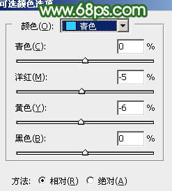 ps调出淡调粉绿色调教程