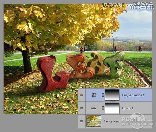 Photoshop制作超酷的秋季風(fēng)格立體字,PS教程,16xx8.com教程網(wǎng)