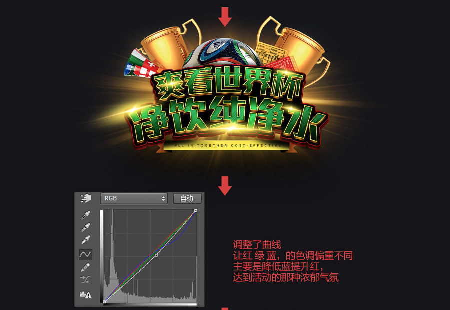 世界杯字效设计教程