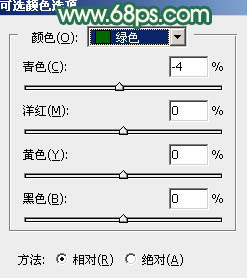 甜美色調，ps調出橙黃色甜美風格照片