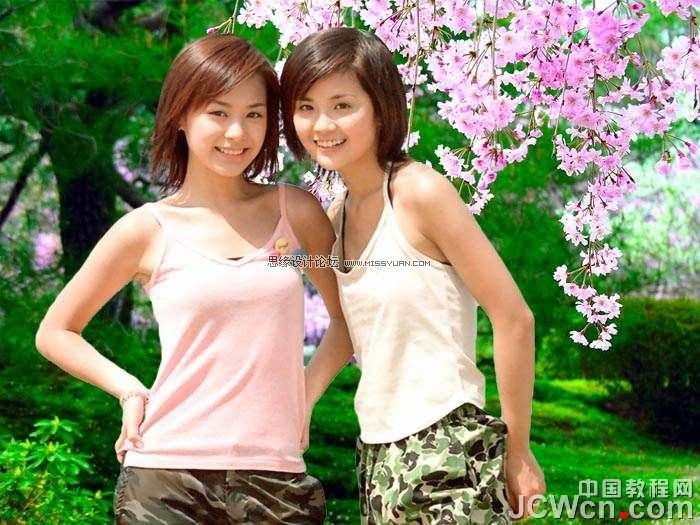 PhotoShop抽出完美快速摳出Twins照片教程 教程