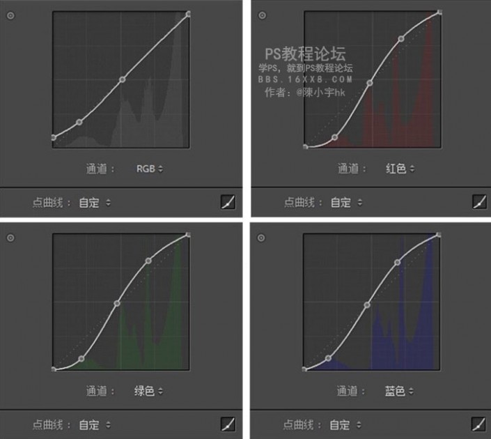 风景调色，教你用LR调意境暗森系调色教程