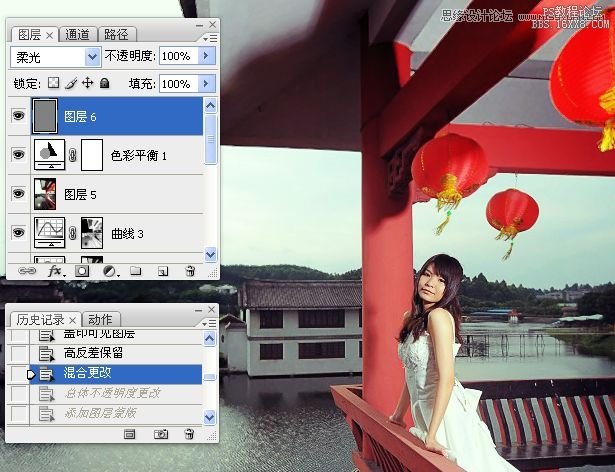 Photoshop调出外景婚片自然蛋黄肤色效果,PS教程,16xx8.com教程网