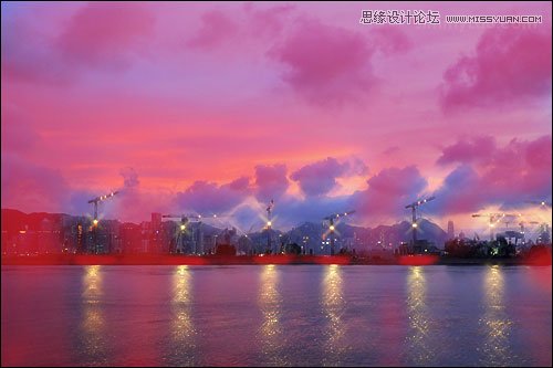 Photoshop给夜景制作璀璨的星光效果图,PS教程,