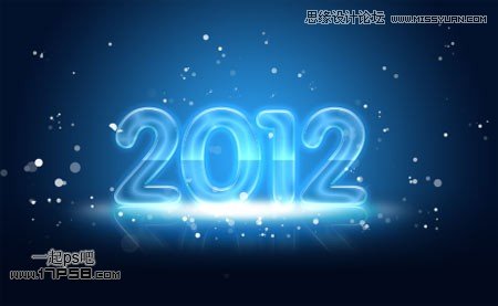 Photoshop制作2012新年賀卡教程,PS教程,16xx8.com教程網(wǎng)